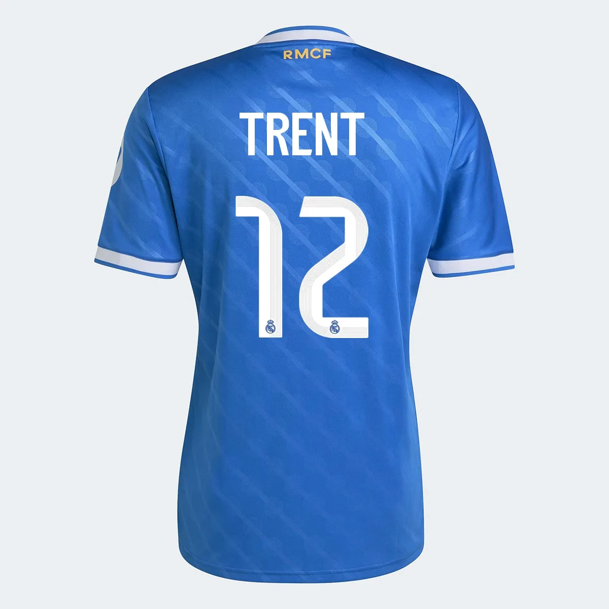 

Мужская футболка третьей формы Real Madrid 2025-2026 Трент 12 adidas, голубой