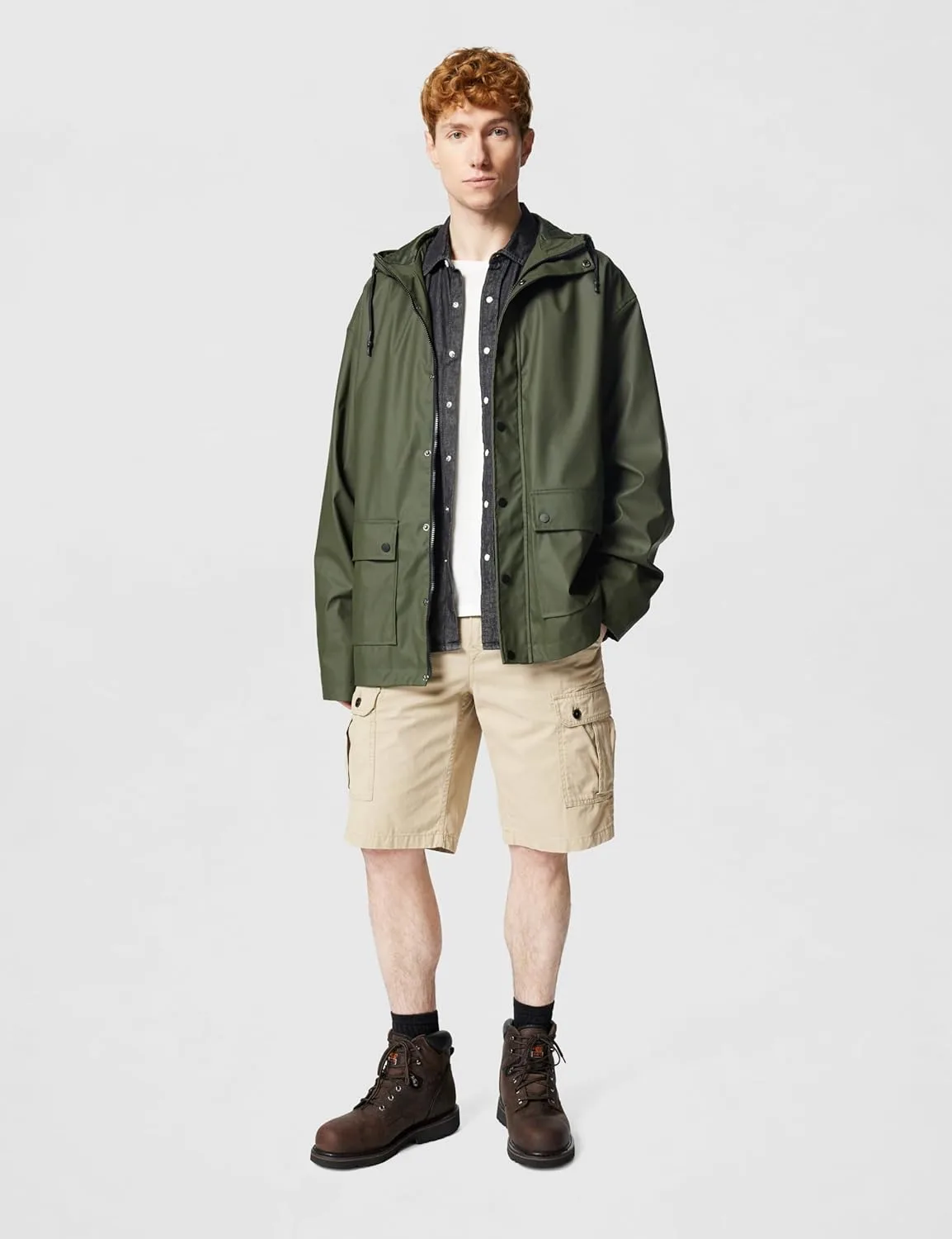 Мужские строительные ботинки Timberland Pit Boss, коричневый — фото 3