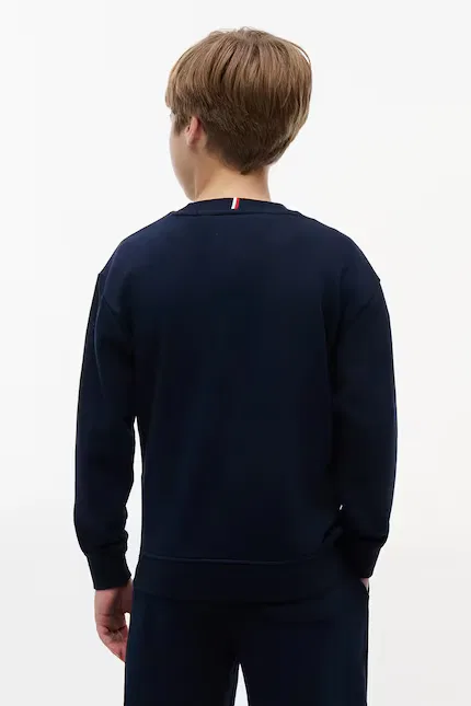 Кофта детская свободный крой Tommy Hilfiger, синий — фото 3