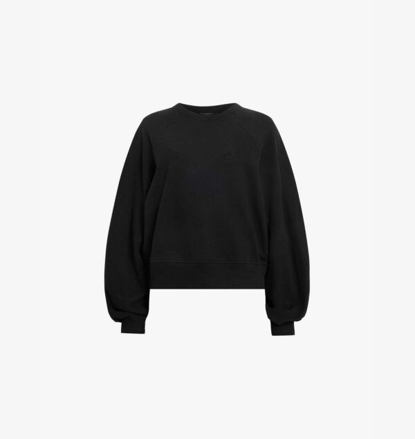 

Толстовка из хлопкового джерси с фирменной вышивкой Dani haven Allsaints, черный