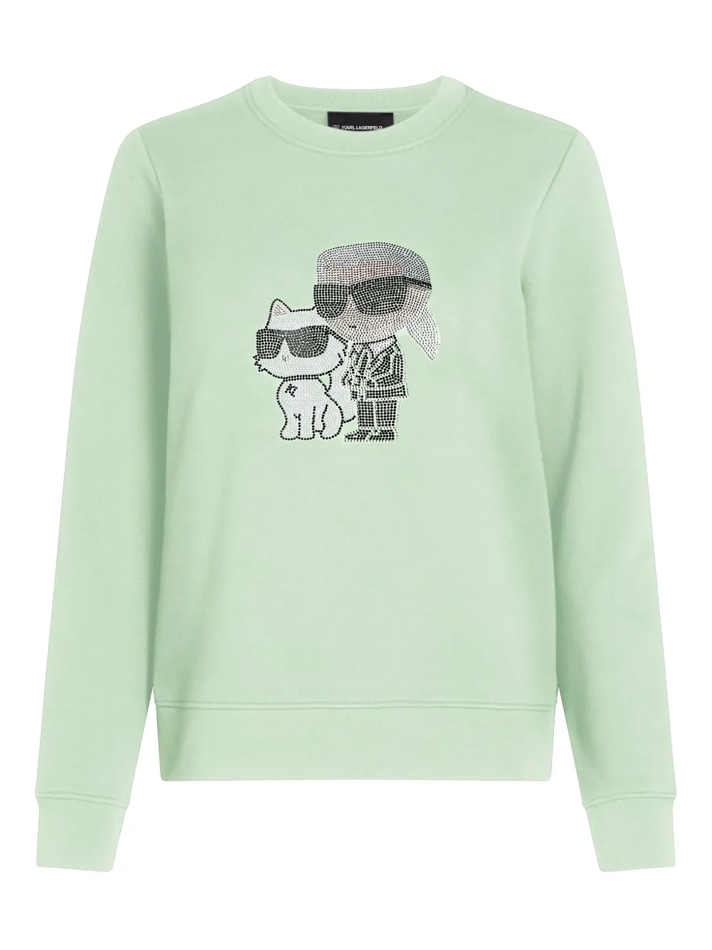 

Толстовка Ikon Karl & Choupette KARL LAGERFELD, зеленый