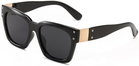 

Солнцезащитные очки в стиле ретро, ​​квадратной формы, для женщин и мужчин, классический винтаж, защита от ультрафиолета UV400, для активного отдыха. 2026 год MTZJH, Black