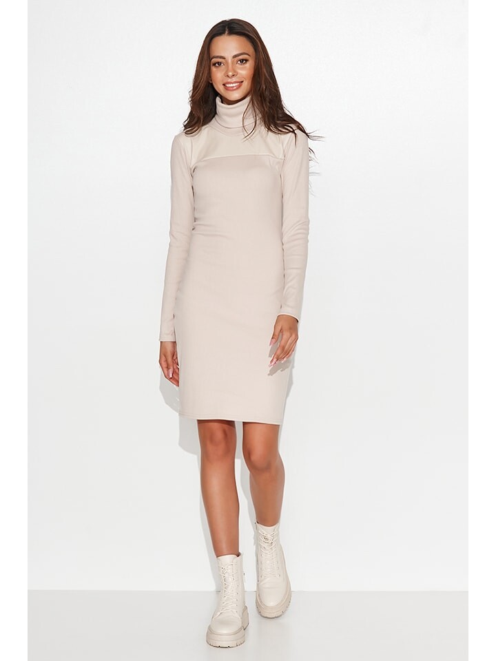 

Короткое платье numinou Kleid, бежевый