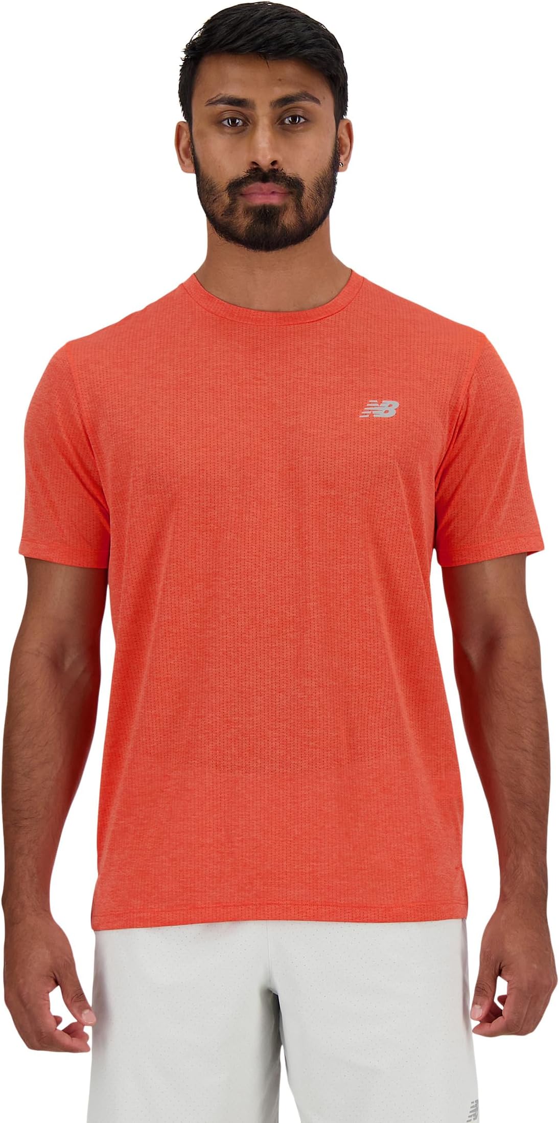 

Футболка New Balance New Balance Men's Athletics T-Shirt, цвет Neo Flame Heather