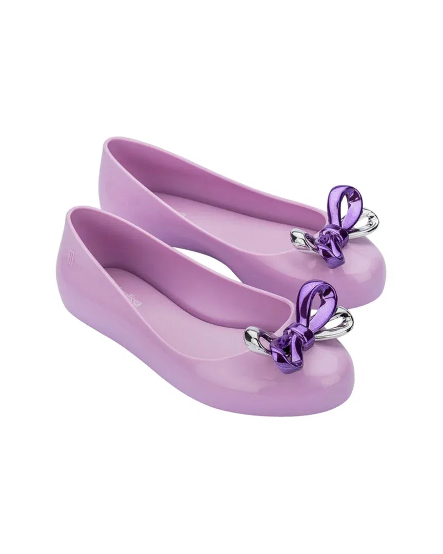 Мини-балетки Melissa Sweet Love Glam Kids Mini Melissa, фиолетовый