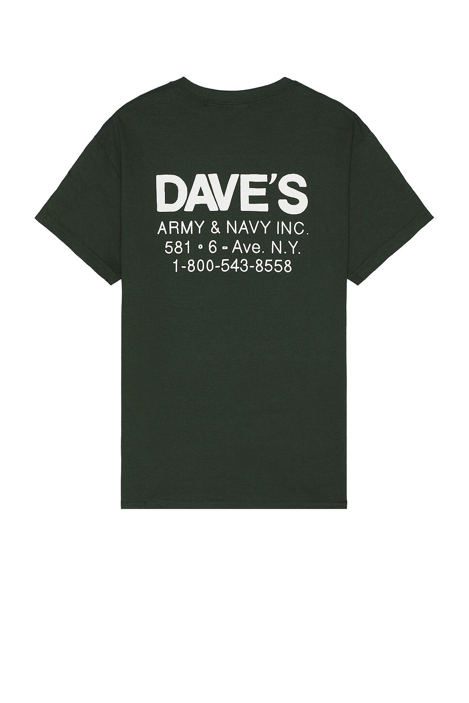

Футболка Армия и Флот Roy Roger'S X Dave'S New York, темно-зеленый