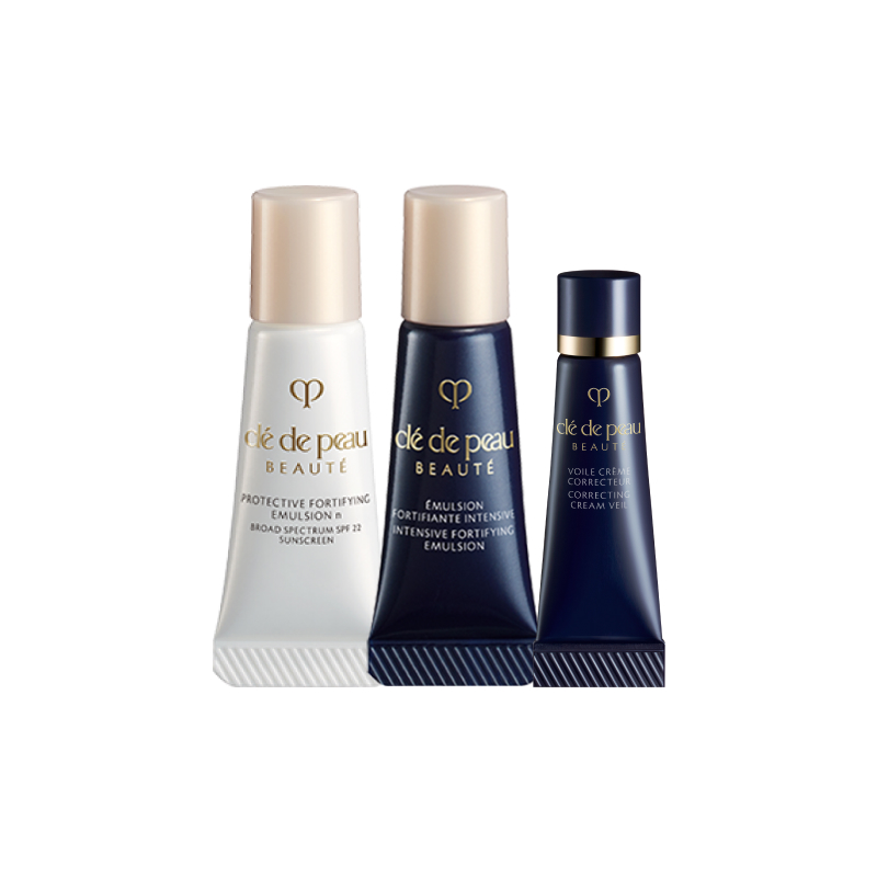 

Radiant Vitality Protective Emulsion Brightening Hydrating And Repairing Clé De Peau Beauté, [three-piece set] day cream+синий cream+primer