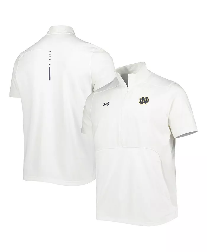 

Мужская белая полузастегивающаяся куртка Notre Dame Fighting Irish Motivate 2.0 Under Armour