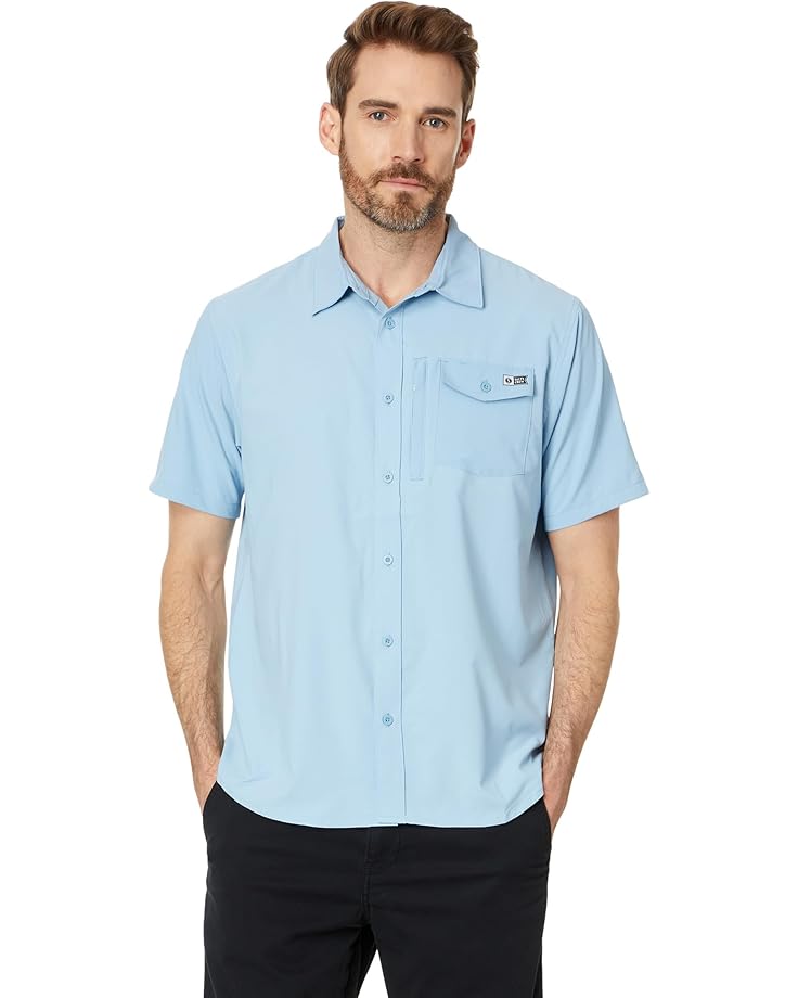 

Рубашка Salty Crew Offshore Tech Woven, цвет Marine Blue