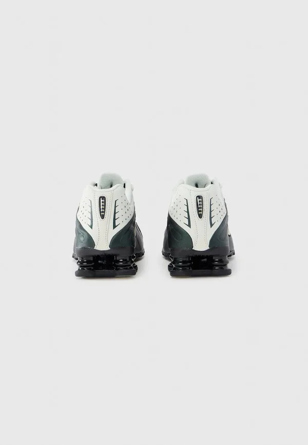 Кроссовки shox r4 унисекс Nike Sportswear, Black Spruce/Olive Aura/Spruce Aura/Black — фото 3