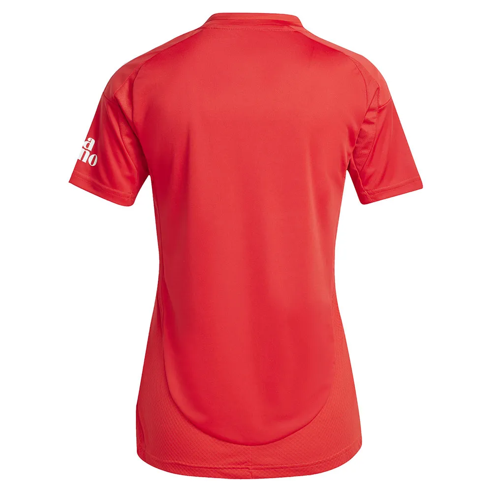 Футболка с коротким рукавом adidas Benfica 24/25 home Woman, красный — фото 4