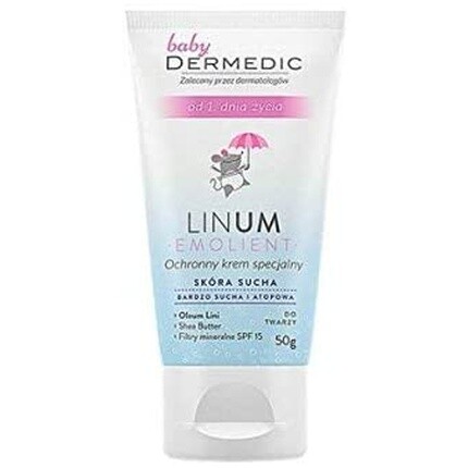 

Dermedic - Linum Baby - Смягчающее средство - Специальный защитный крем SPF 15 From The