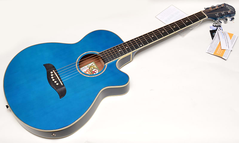 

Акустическая гитара Oscar Schmidt OG8CETBL Acoustic-Electric Blue - Pro Setup