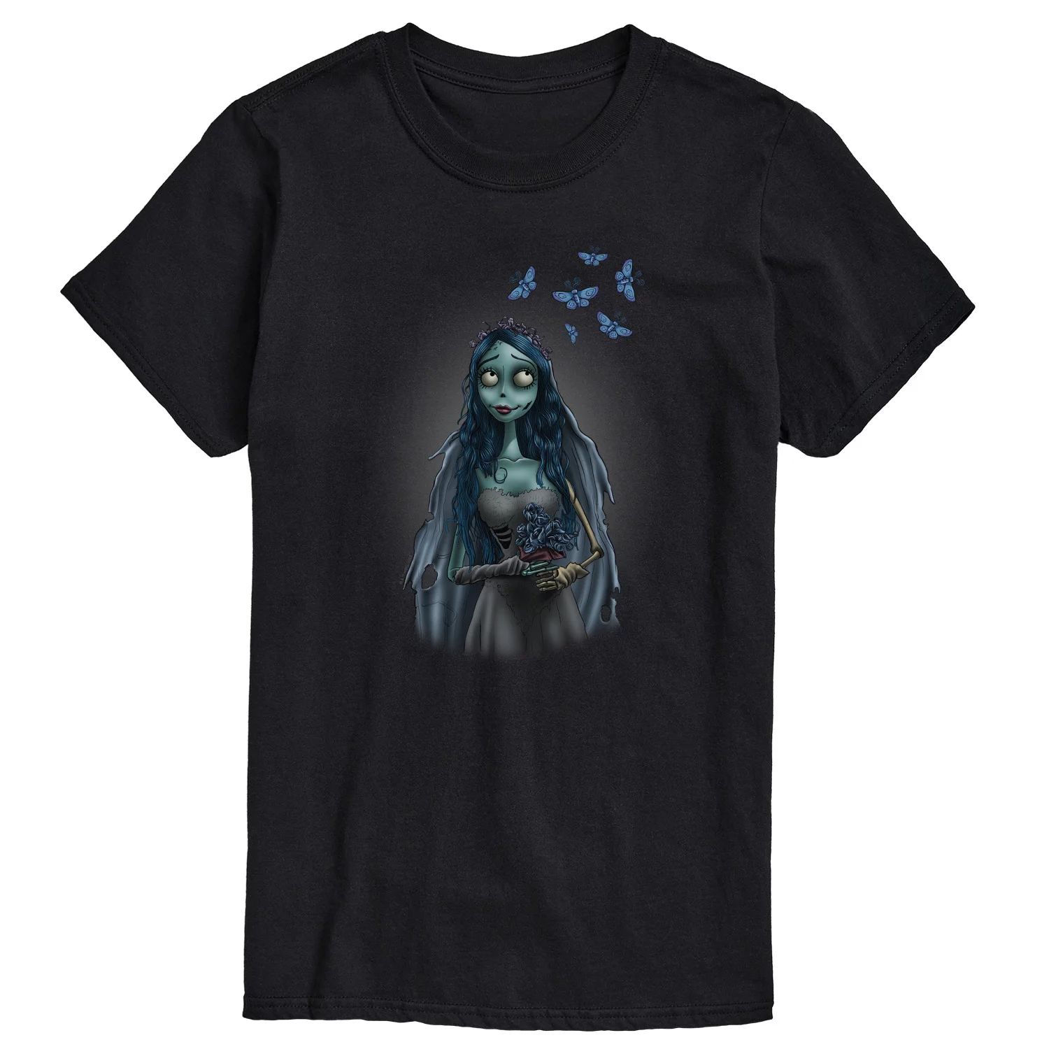 

Футболка с рисунком Big & Tall Corpse Bride Bride Butterfly Licensed Character