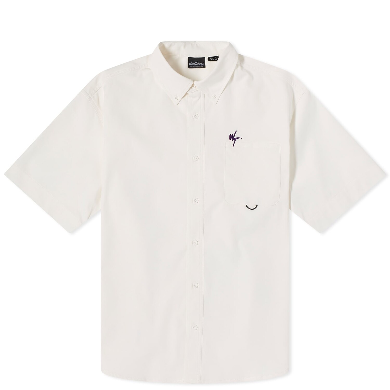 

Рубашка Wild Things Embroidered Short Sleeve Shirt, белый