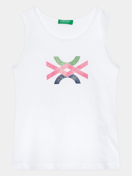 

Топ regular fit 3I1XCH012 United Colors Of Benetton, белый