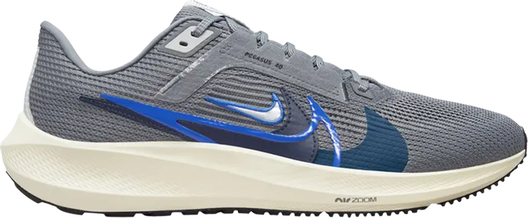 

Кроссовки Air Zoom Pegasus 40 Premium 'Quadruple Swoosh - Smoke Grey Racer Blue', серый