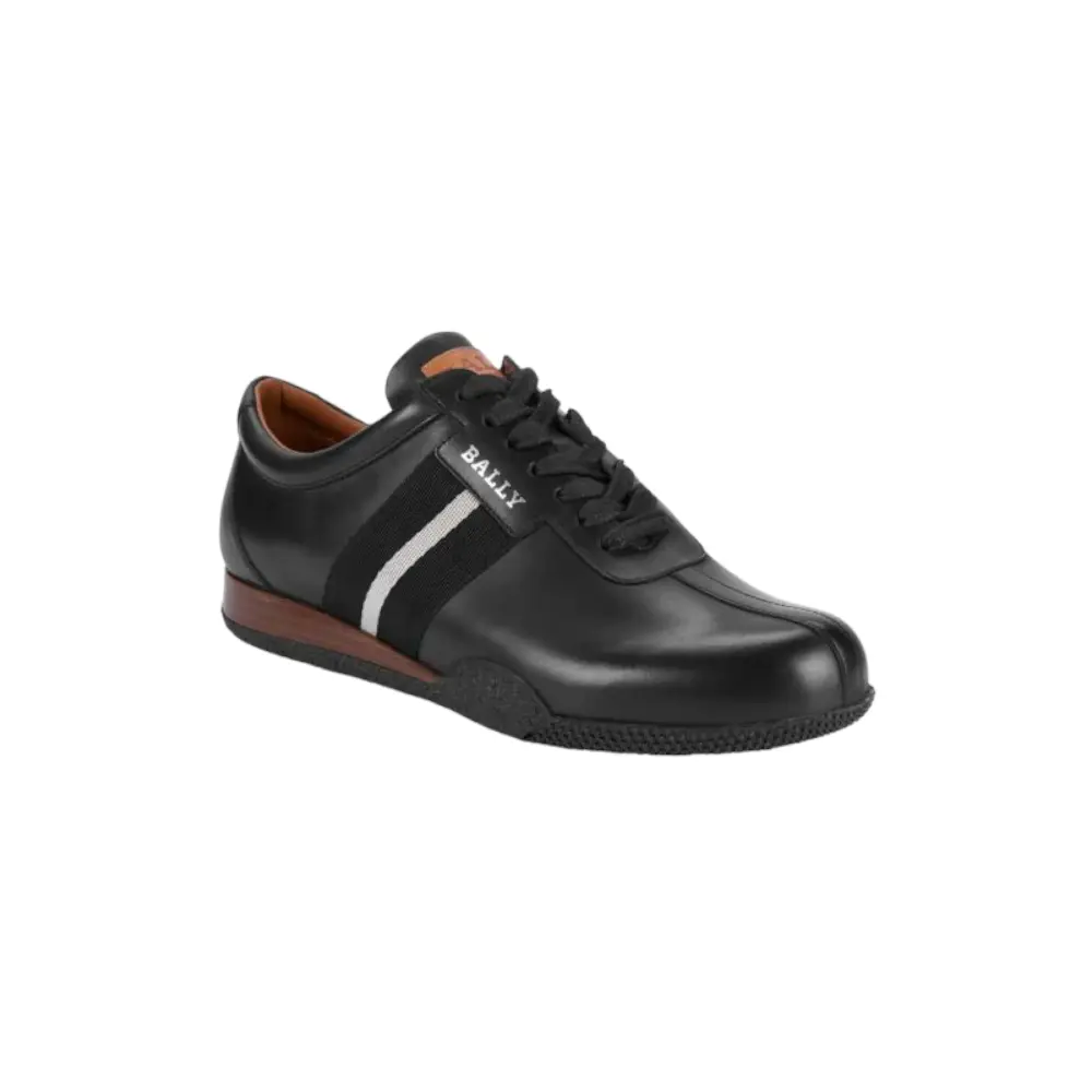 

Мужские кроссовки Bally Frenz 6230486 черные кожаные, черный