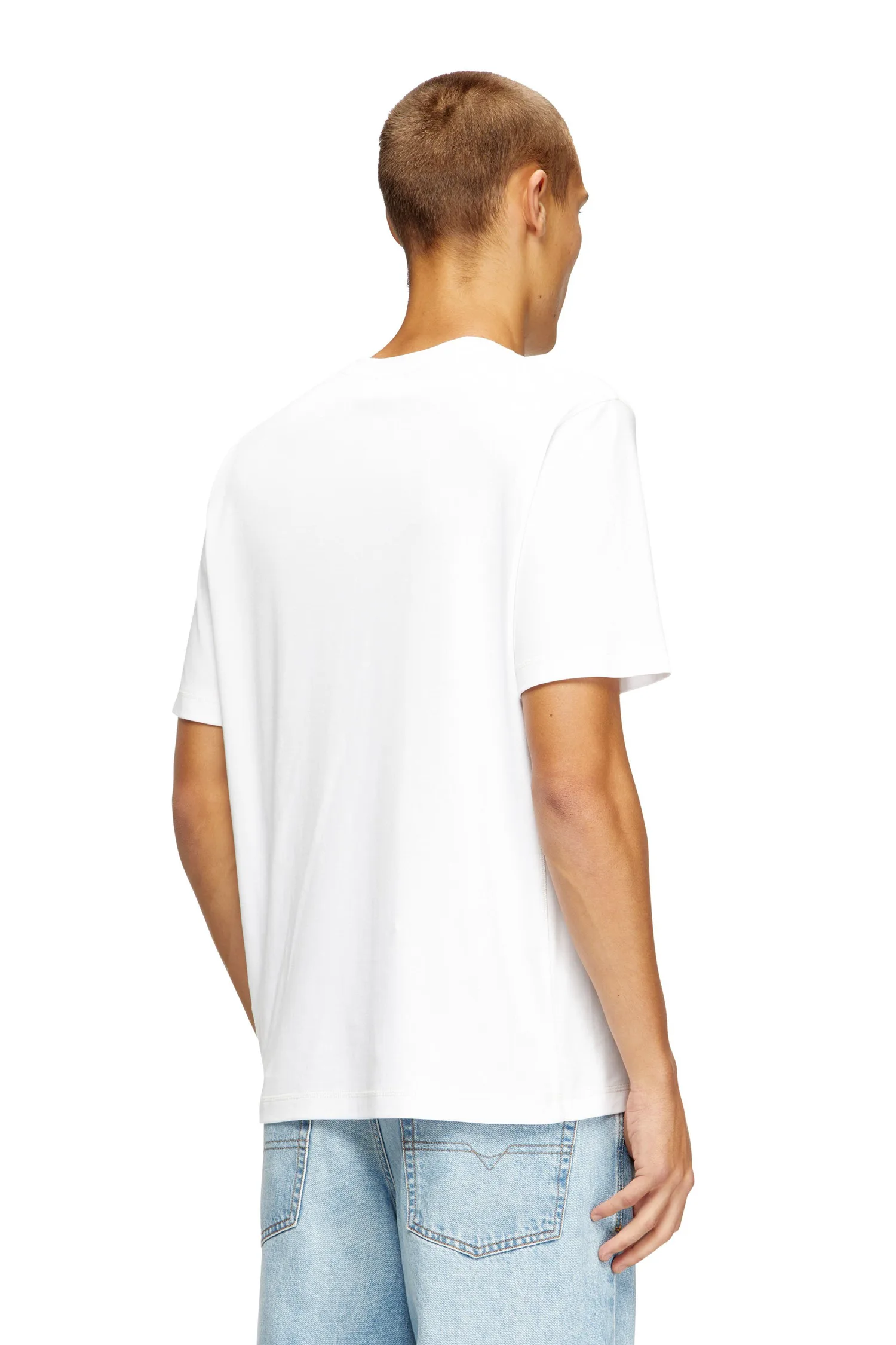 Мужская футболка T-MADJUST-TR Diesel, white — фото 3