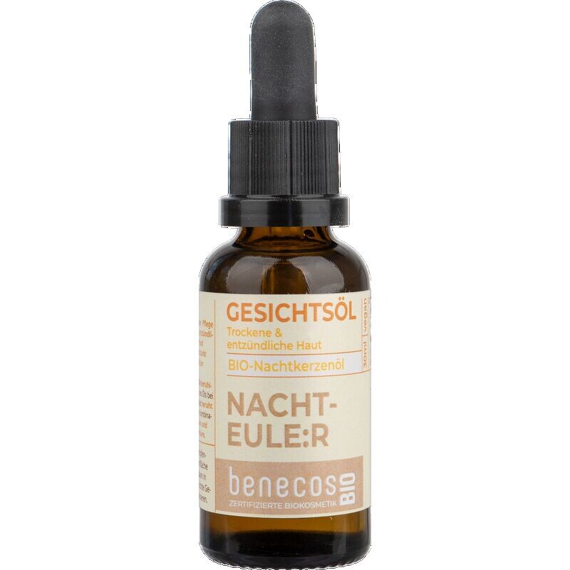 

Масло для лица ОРГАНИЧЕСКОЕ масло примулы вечерней NIGHT OWL:R benecos, 30 ml