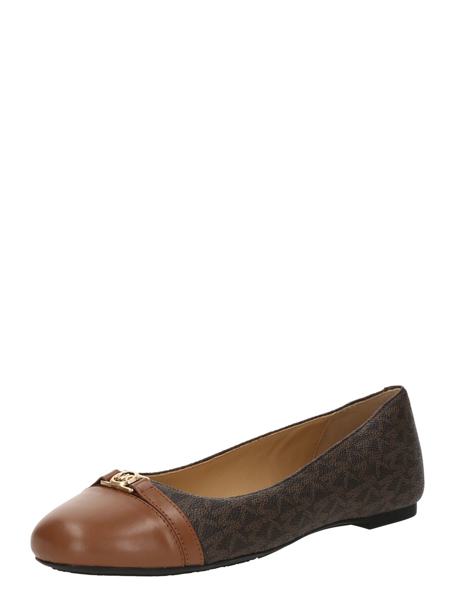 Балетки MICHAEL Michael Kors, Caramel/Dark brown