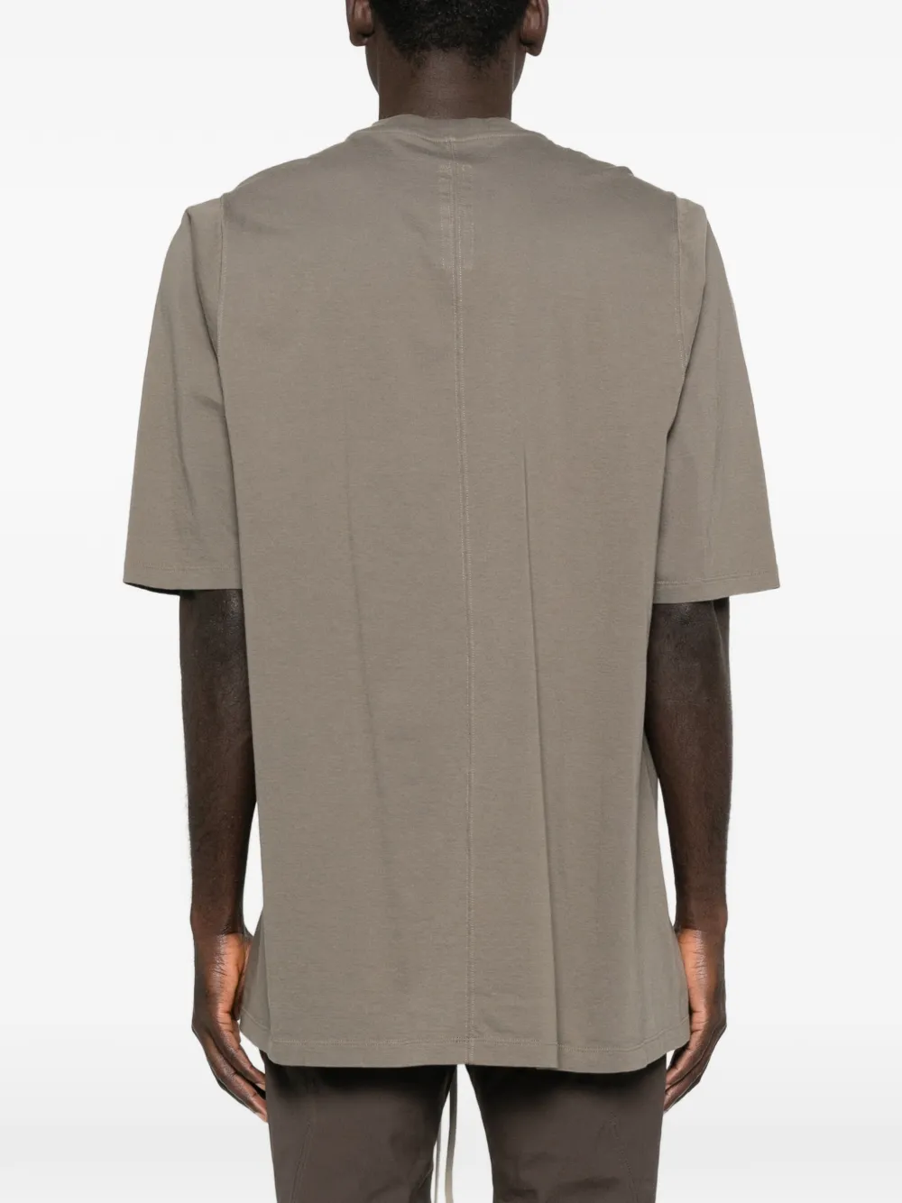 Футболка с короткими рукавами Jumbo Rick Owens, коричневый — фото 4