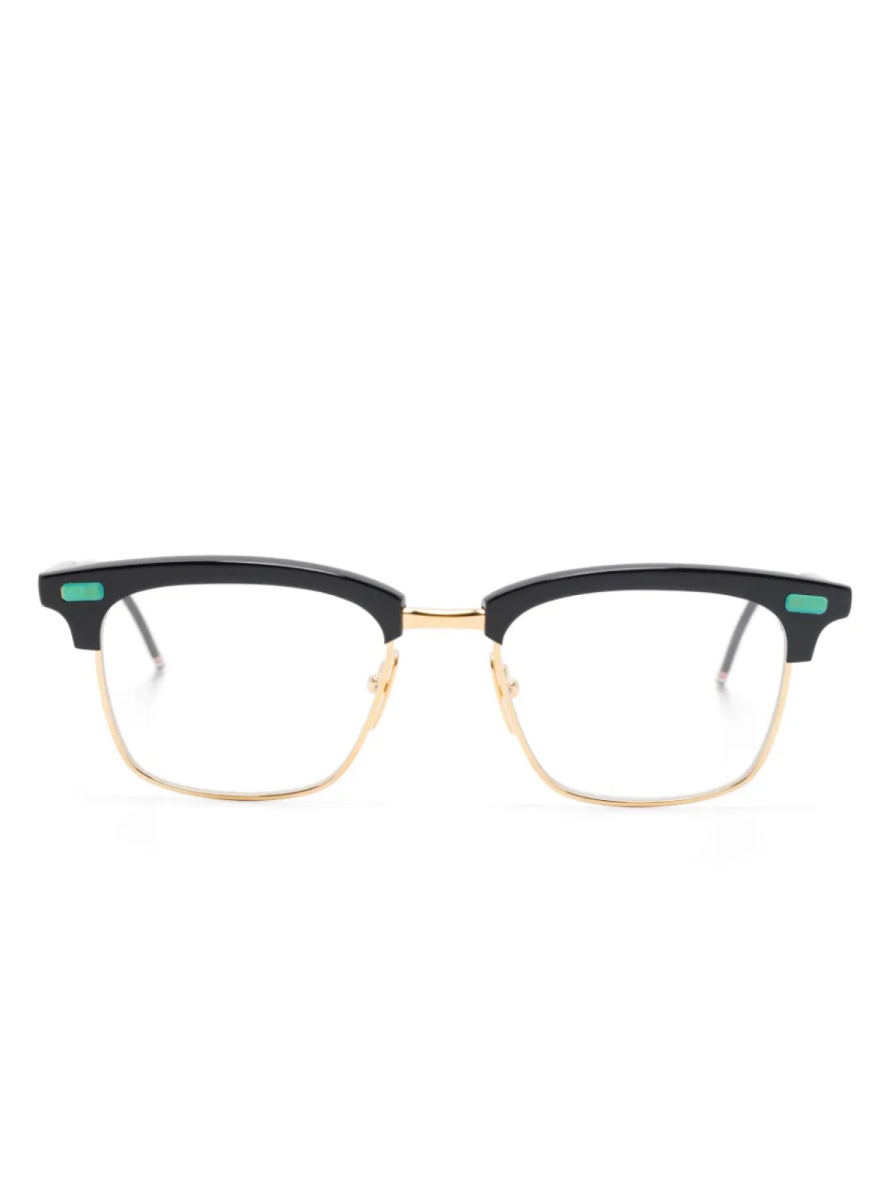 

Thom Browne Eyewear очки в квадратной оправе, черный