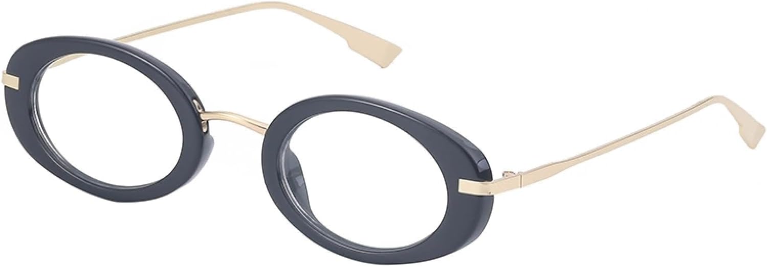 

Солнцезащитные очки с защитой от УФ-излучения UV400 | Маленькая овальная металлическая оправа в стиле панк | Для женщин и мужчин, для занятий спортом на открытом воздухе и вождения DSVIGF, C7antibluelight