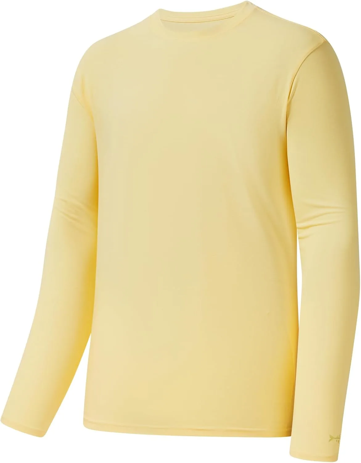 

Мужская футболка Bassdash с длинным рукавом, ультрамягкая, UPF 50+