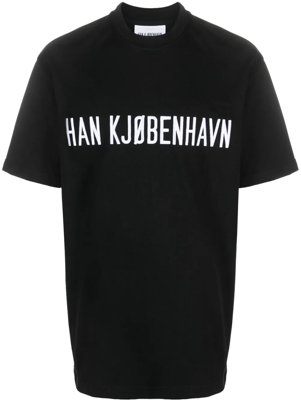 

Футболка из органического хлопка с логотипом Han Kjøbenhavn, черный