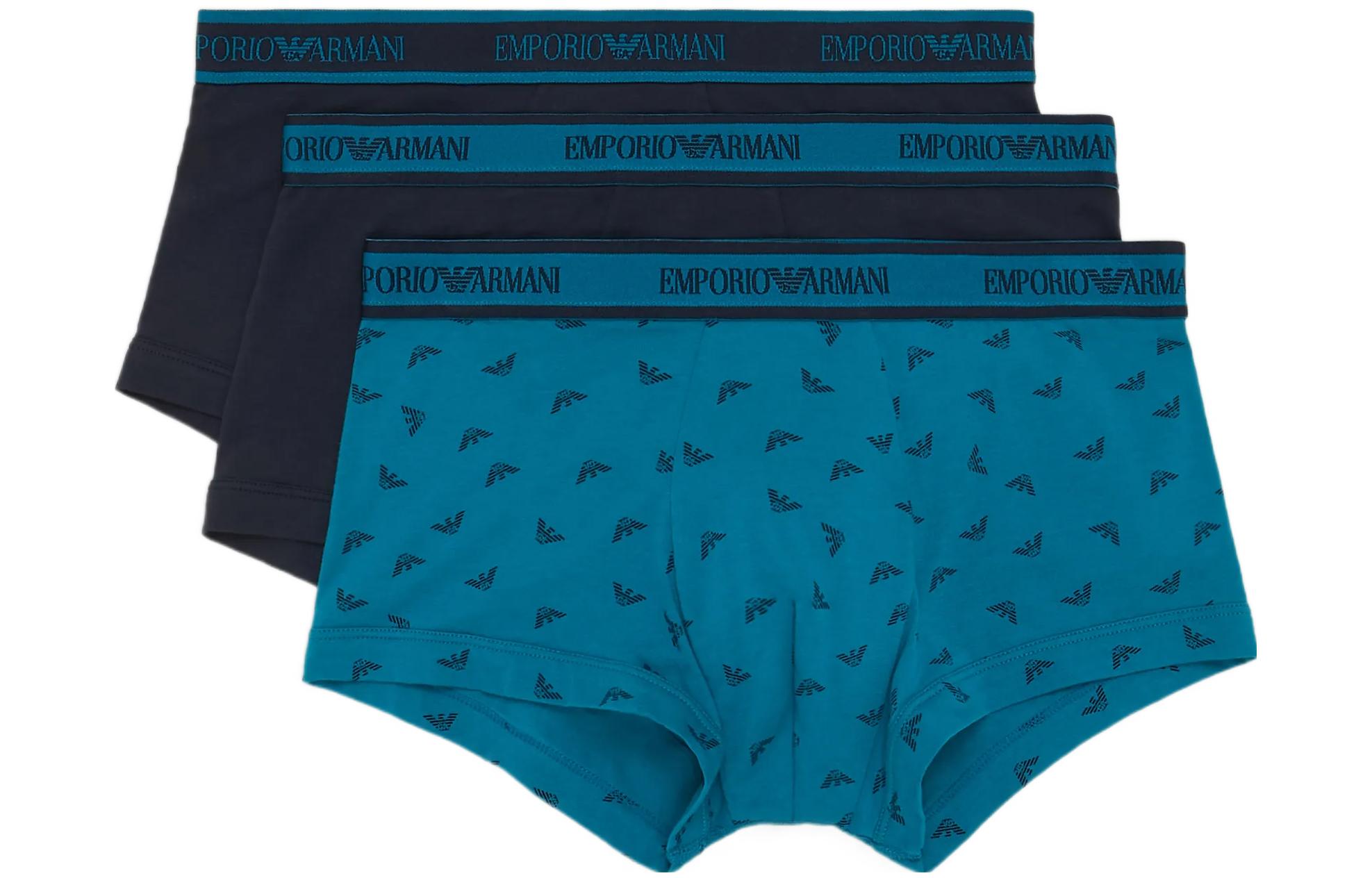 

Нижнее белье мужское 3 шт голубое EMPORIO ARMANI