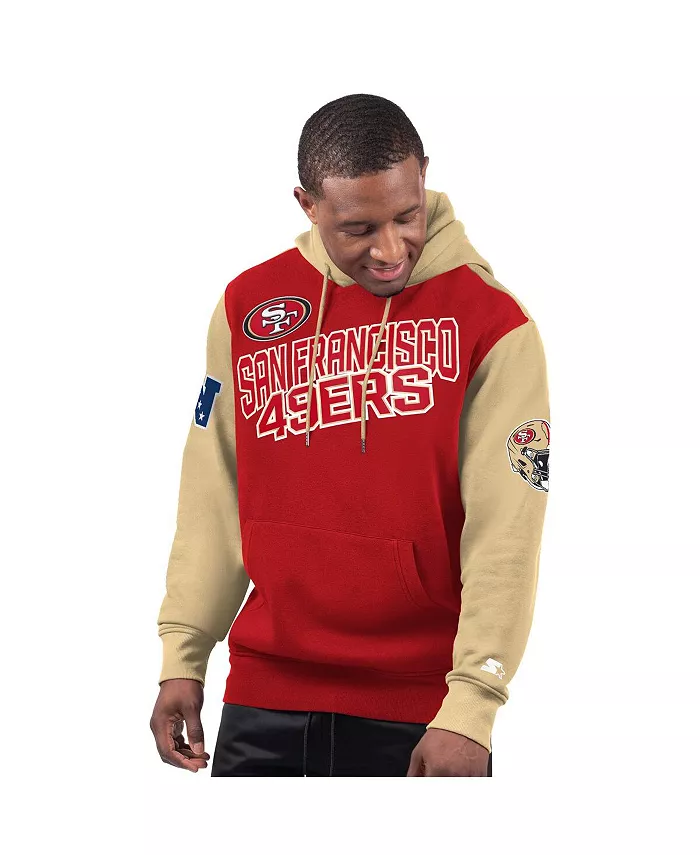 

Мужская худи San Francisco 49ers Extreme Pullover цвета алый Starter