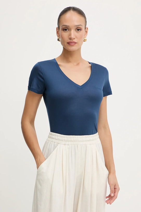 

Футболка Guess, темно-синий