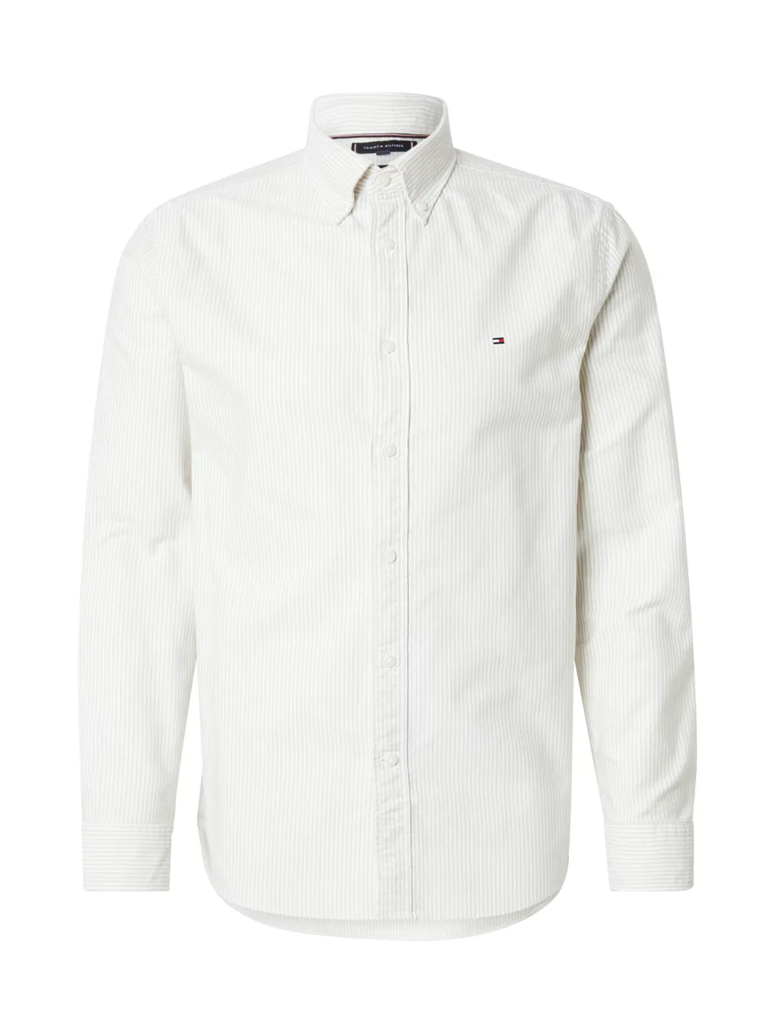 Рубашка Tommy Hilfiger Regular fit Button Up Shirt Regular Fit Stripe бежевого цвета