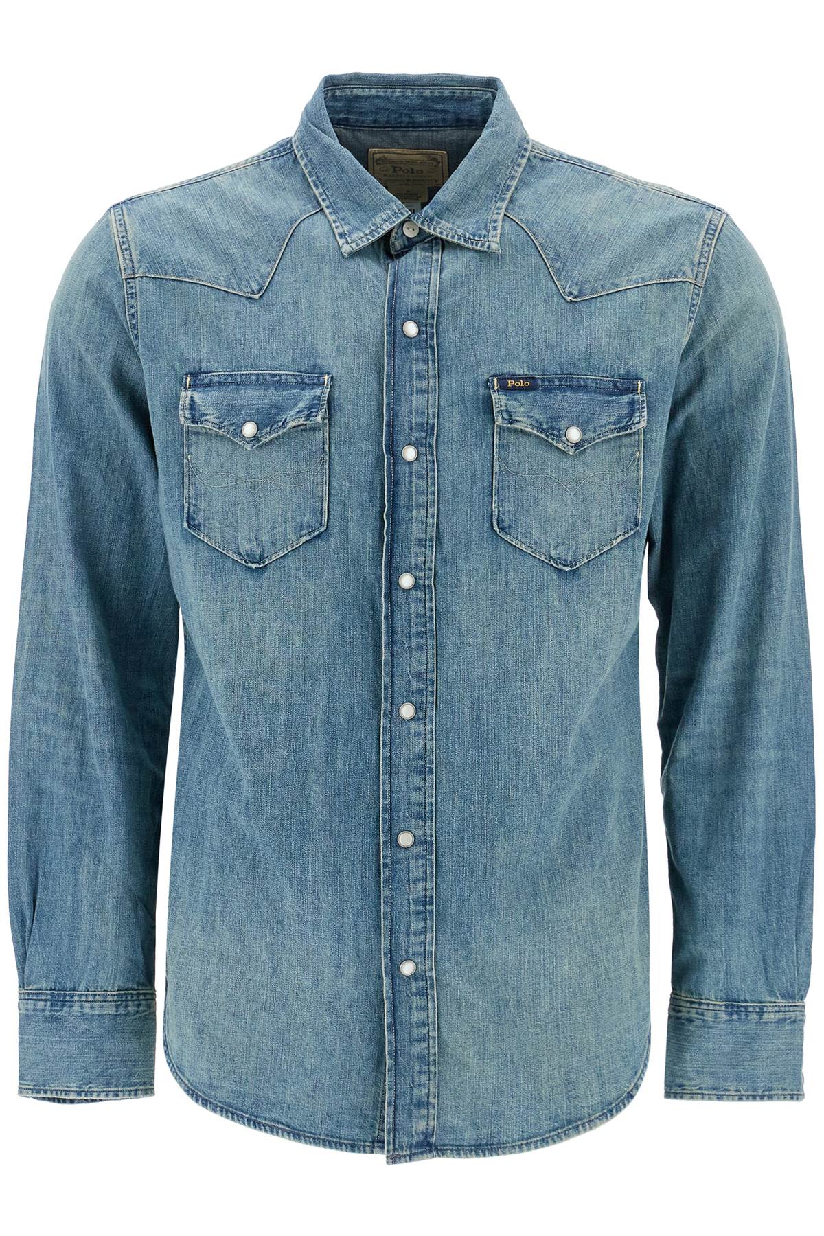

Мужские синие кроссовки Polo Ralph Lauren Camicia Western Con Due Tasche