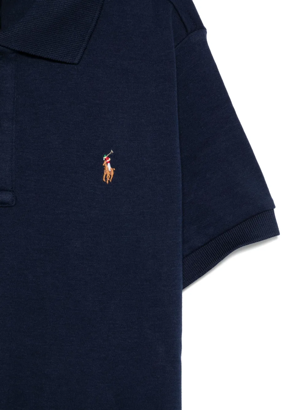 Рубашка поло из джерси POLO RALPH LAUREN KIDS, синий — фото 3