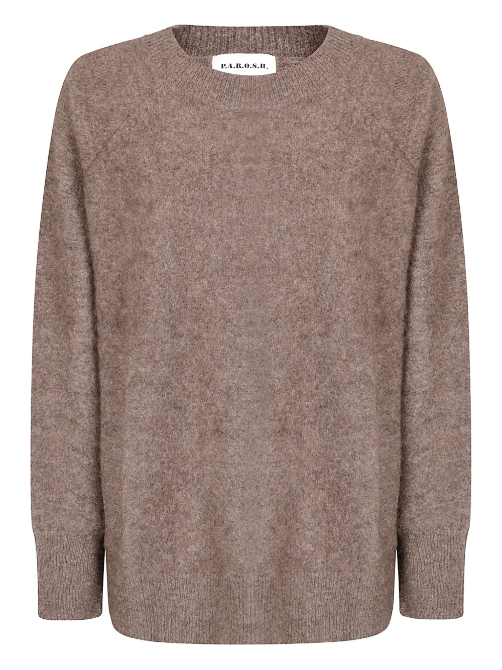 

Свитер с круглым вырезом P.A.R.O.S.H., коричневый