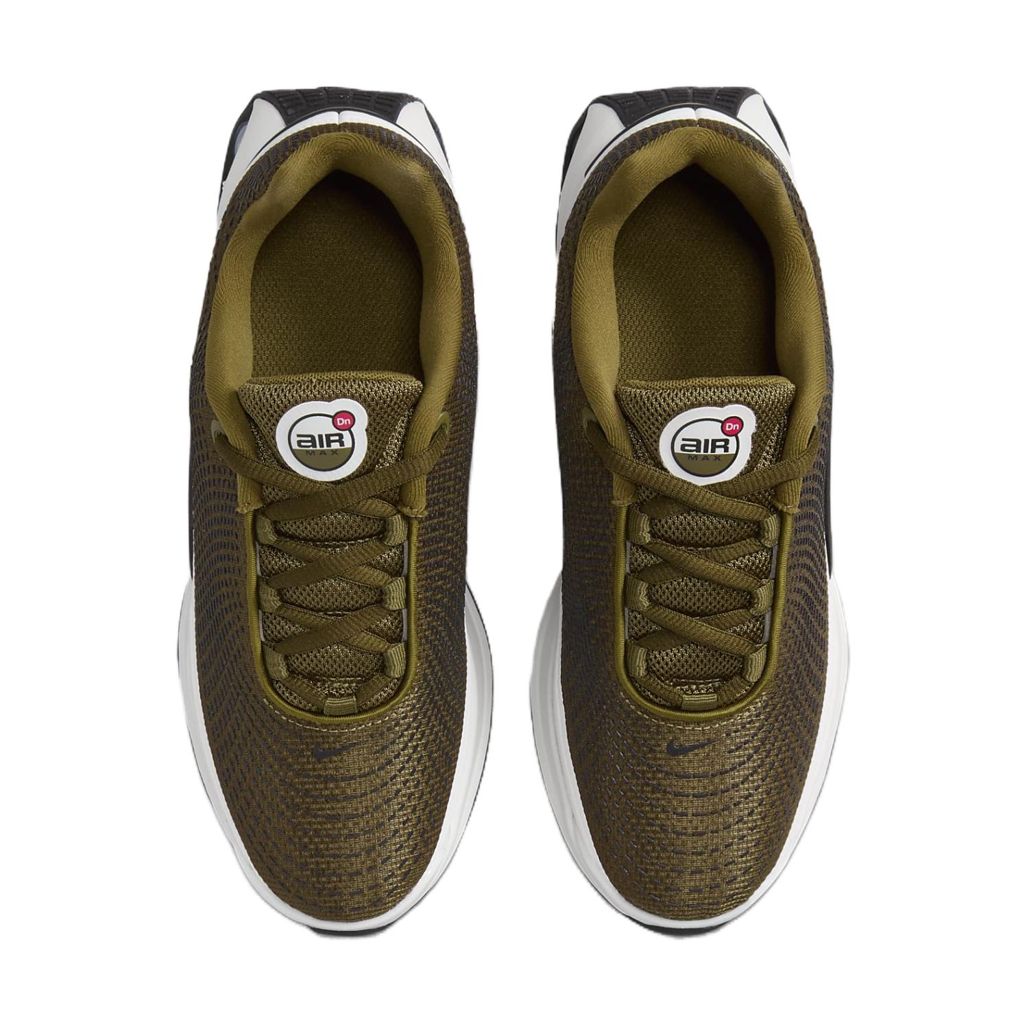 Air Max Dn Устойчивые к истиранию Низкие Повседневные Кроссовки Зеленый Белый Детские Nike — фото 3