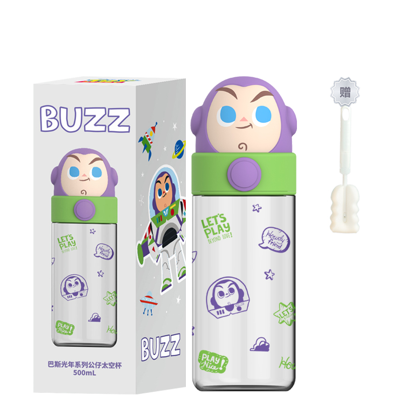 

Серия Strawberry Bear пластиковые стаканы для воды Disney, Buzz Lightyear Plush Water Cup+Cup Brush 1 Pc