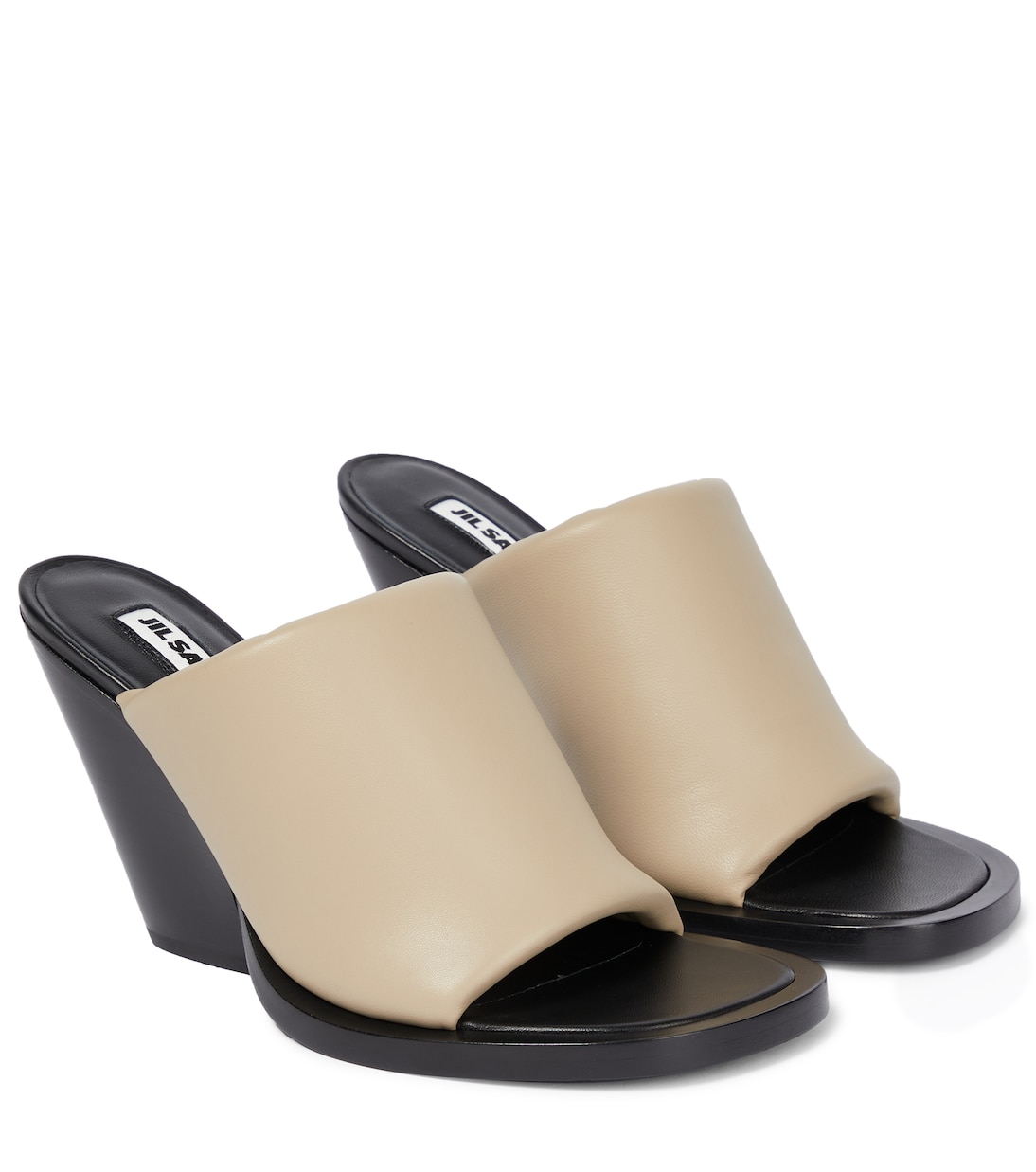 Кожаные сандалии Jil Sander, Medium Brown