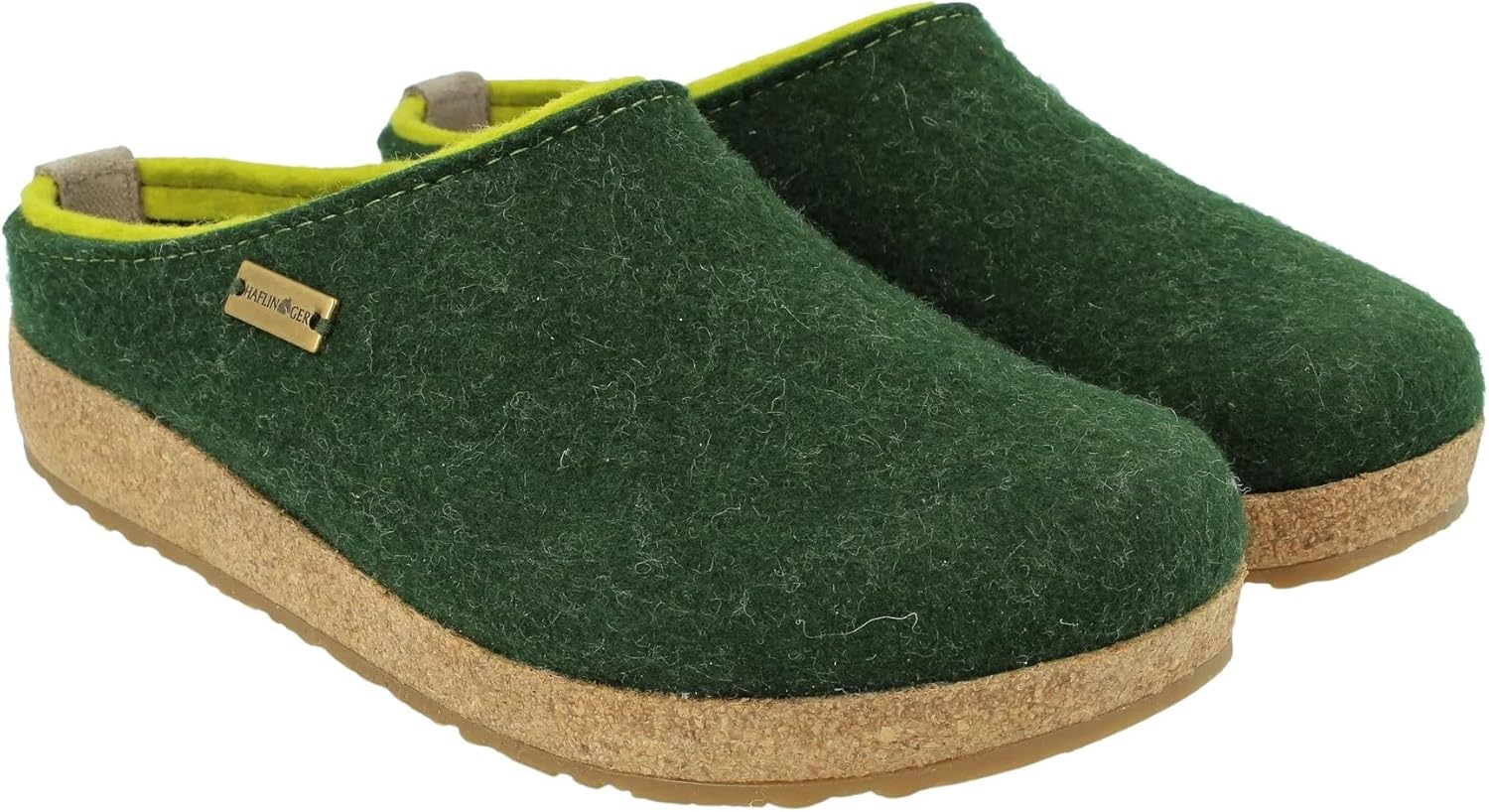 

Унисекс сабо Haflinger Grizzly Kris из шерсти, зеленый