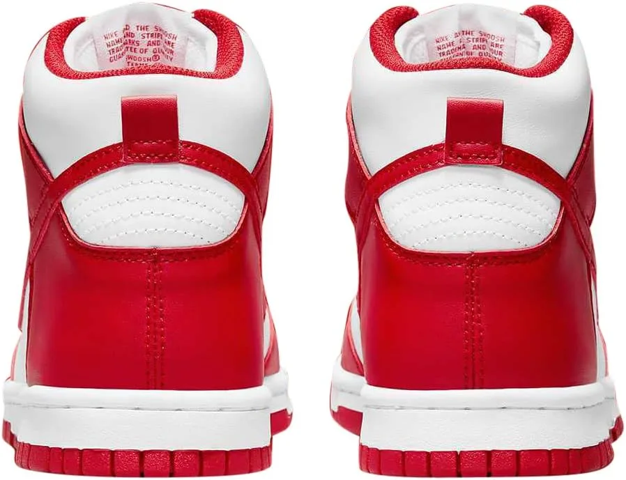 Мужские баскетбольные кроссовки Nike Dunk Hi Retro, красный — фото 4