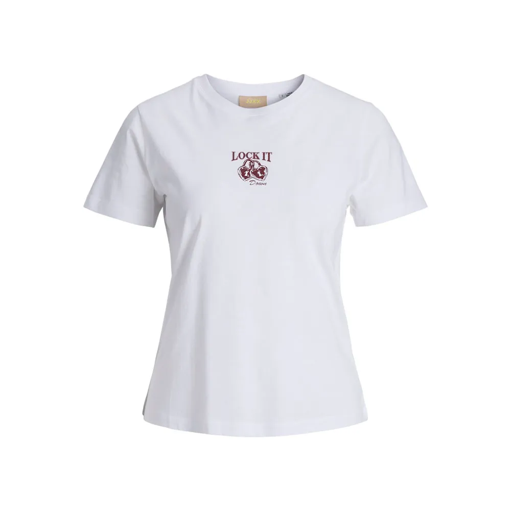 

Футболка с коротким рукавом Jack & Jones Carly Regular Fit JJXX, белый