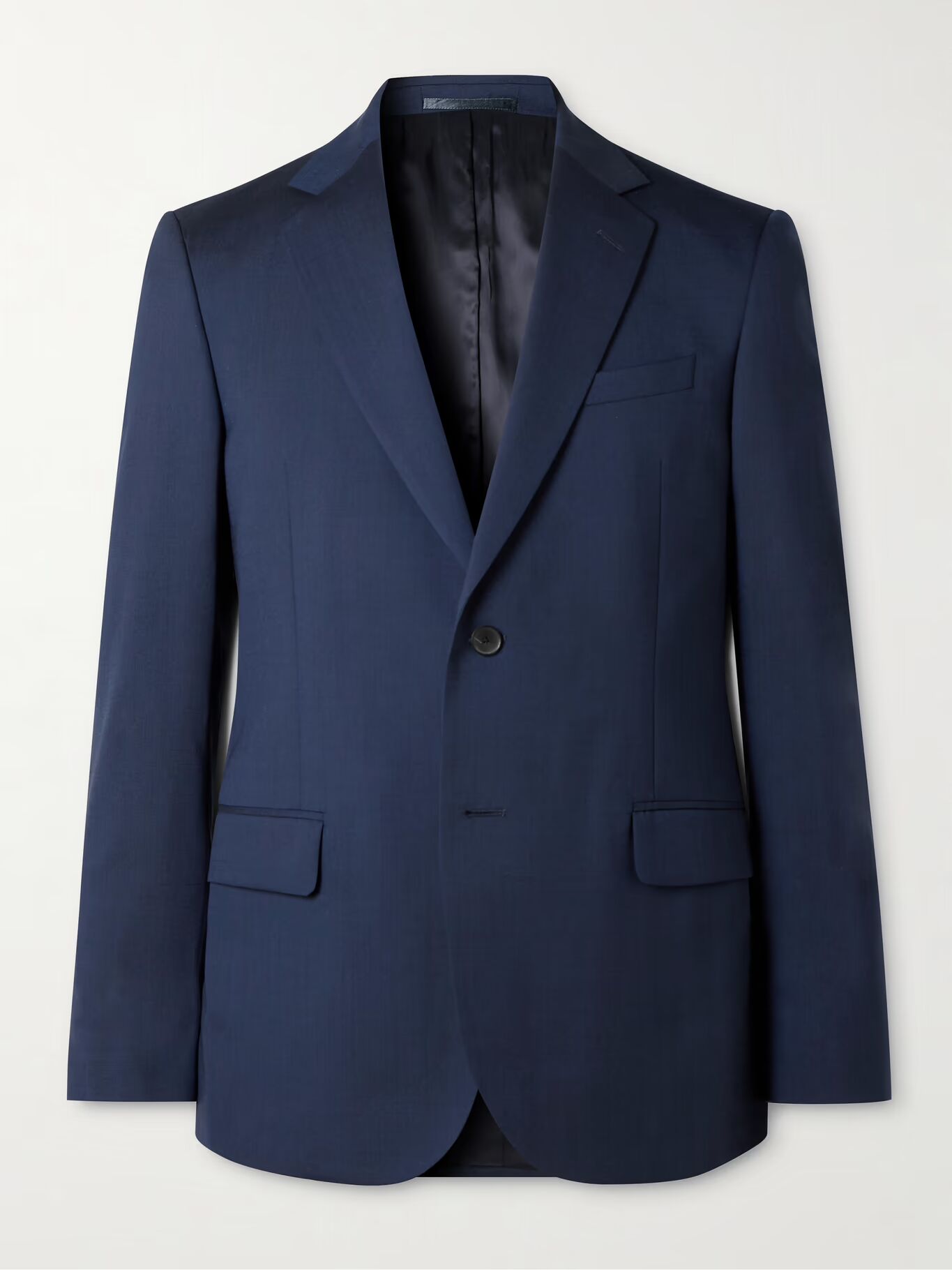 

Пиджак прямого кроя из смесовой шерсти MR P., синий