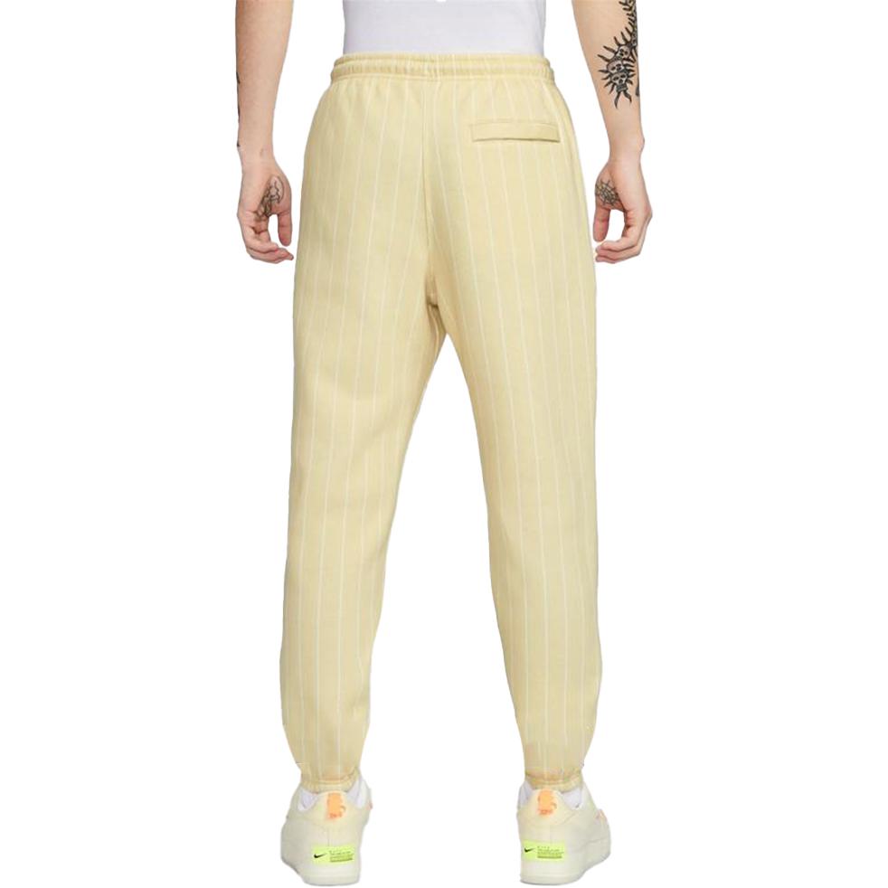Nike Спортивные штаны мужские beige yellow — фото 4