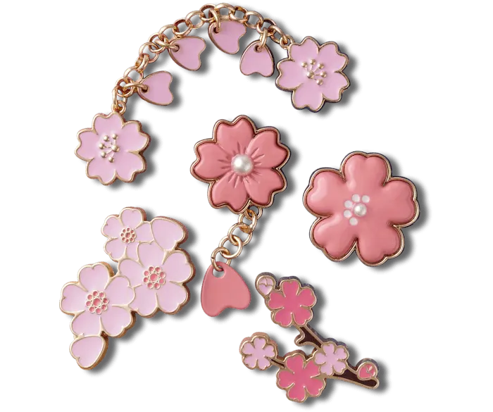 

Джиббитсы Blooming Cherry Blossom 5 Pack Crocs