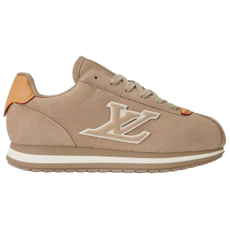 LOUIS VUITTON Кроссовки Buttersoft Low top Casual мужские бежевые — фото 3