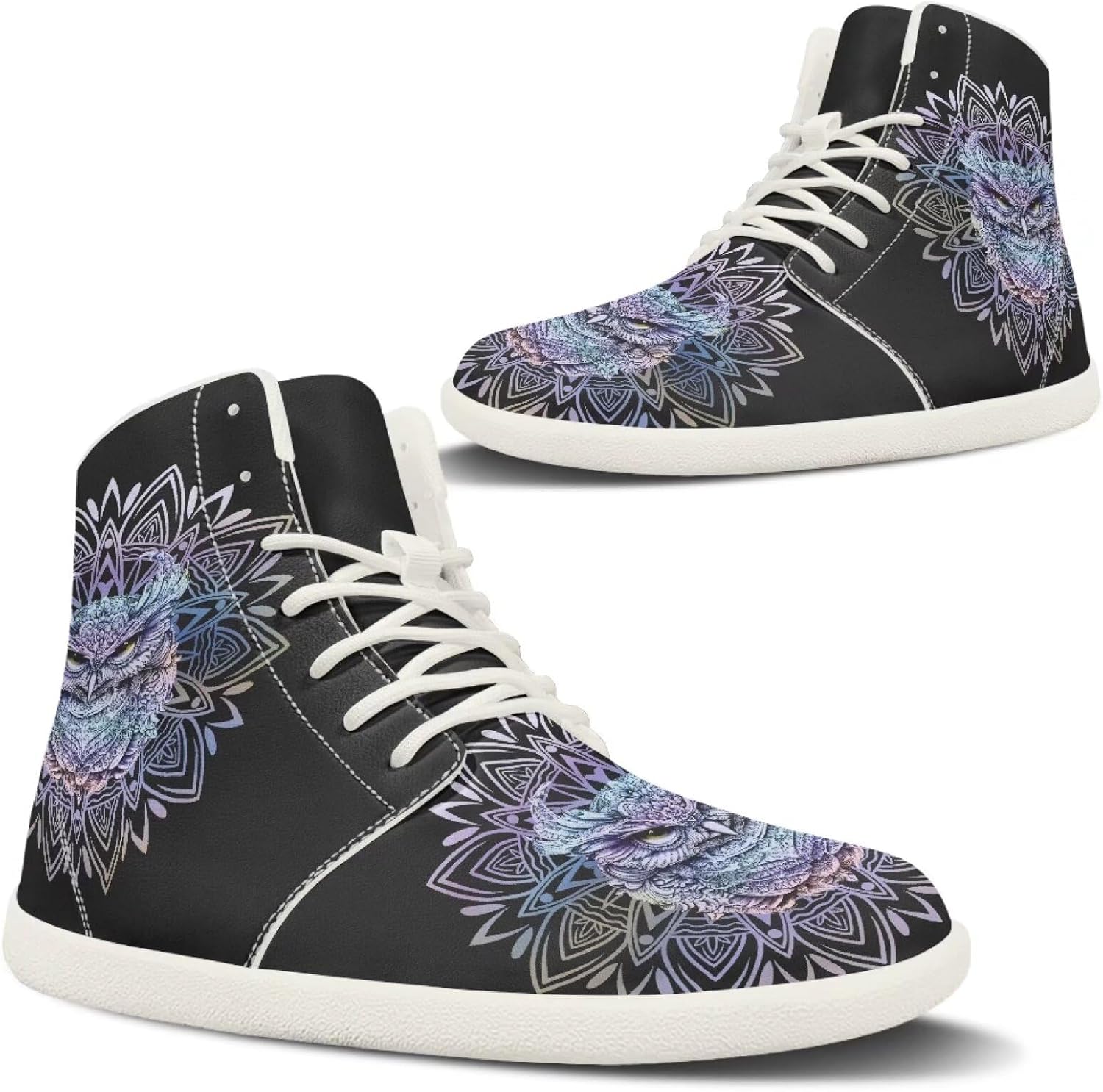 

Мужские минималистичные босоножки, Модные кроссовки с широкой носочной частью, Обувь без подъема для тренировок, ходьбы, походов, бега, тенниса, размеры США 5-14 Fuxowvby, Owl