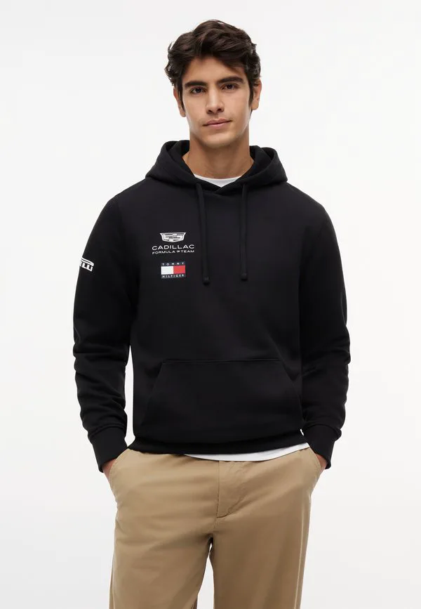 Худи унисекс с изображением команды cadillac formula 1. Tommy Hilfiger, Black — фото 3