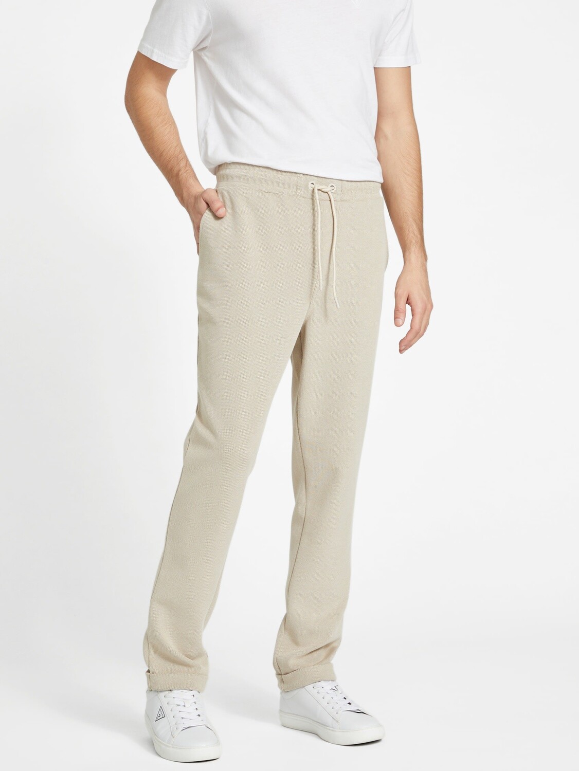 

Текстурированные джоггеры Giovanni Guess Factory, цвет Over Night Oats